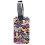 Textile Fabric Cloth Pattern Luggage Tag (two sides) Front