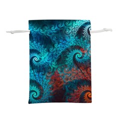 Abstract Patterns Spiral Lightweight Drawstring Pouch (m)