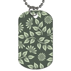 Flowers Pattern Spring Nature Dog Tag (two Sides)