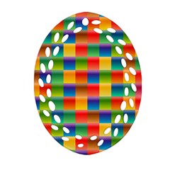 Background Colorful Abstract Ornament (oval Filigree) by HermanTelo