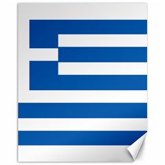 Greece Flag Greek Flag Canvas 11  X 14  by FlagGallery