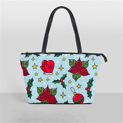 Colorful Funny Christmas Pattern Classic Shoulder Handbag by Vaneshart