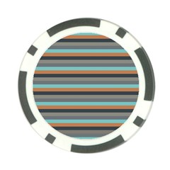 Stripey 10 Poker Chip Card Guard by anthromahe