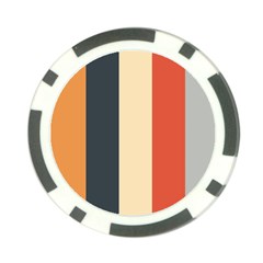 Stripey 22 Poker Chip Card Guard by anthromahe