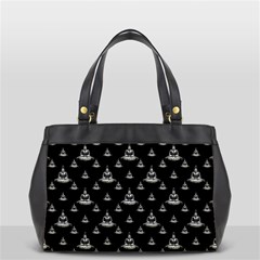 Buddhism Motif Print Pattern Design Oversize Office Handbag (2 Sides) by dflcprintsclothing