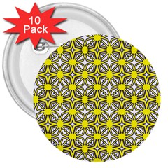 Df Fergano 3  Buttons (10 Pack)  by deformigo