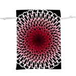 Gradient Spirograph  Lightweight Drawstring Pouch (XL) Back