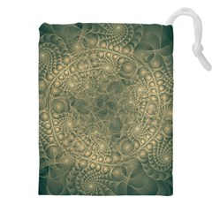 Fractal Abstract Background Pattern Drawstring Pouch (5xl)