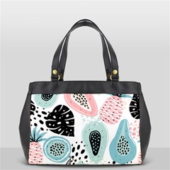 Seamless Pattern With Fruits Oversize Office Handbag by Nexatart