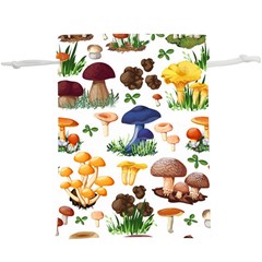 Mushroom Seamless Pattern  Lightweight Drawstring Pouch (xl)