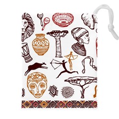 Africa Doodle Set Drawstring Pouch (5xl)