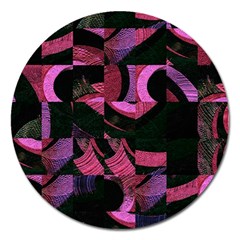 Random Design Magnet 5  (round) by Sparkle