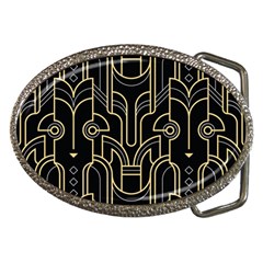 Art Deco Geometric Abstract Pattern Vector Belt Buckles by BangZart