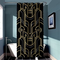 Art Deco Geometric Abstract Pattern Vector Shower Curtain 36  X 72  (stall)  by BangZart