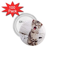 Laughing Kitten 1 75  Buttons (100 Pack)  by Sparkle