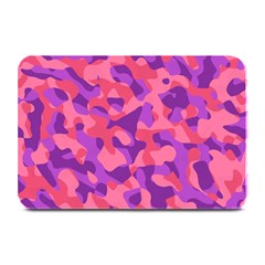 Pink And Purple Camouflage Plate Mats by SpinnyChairDesigns