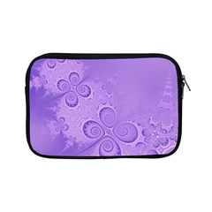 Purple Intricate Swirls Pattern Apple Ipad Mini Zipper Cases by SpinnyChairDesigns