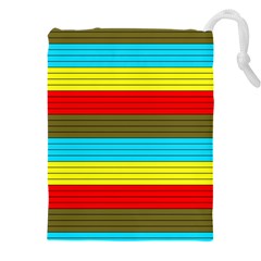 Multicolor With Black Lines Drawstring Pouch (4xl)