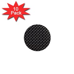 Daisy Black 1  Mini Magnet (10 Pack) 