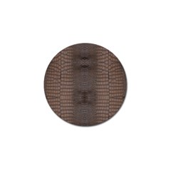 Brown Alligator Leather Skin Golf Ball Marker (4 Pack) by LoolyElzayat