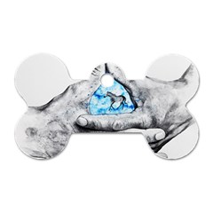 Hands Horse Hand Dream Dog Tag Bone (two Sides)