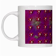 Beautiul Flowers On Wonderful Flowers White Mugs by pepitasart