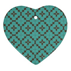 Tiles Heart Ornament (two Sides) by Sobalvarro