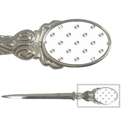 American Football Ball Motif Print Pattern Letter Opener by dflcprintsclothing