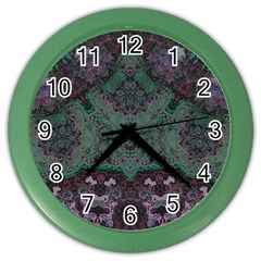 Mandala Corset Color Wall Clock by MRNStudios