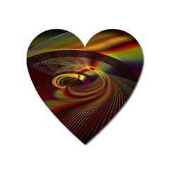 Fractal Illusion Heart Magnet by Sparkle