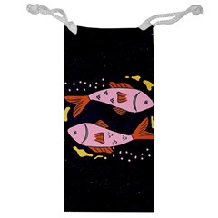 Fish Pisces Astrology Star Zodiac Jewelry Bag