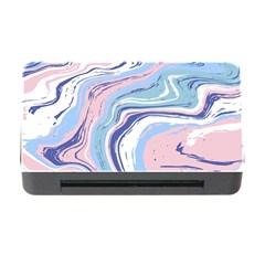 Rose And Blue Vivid Marble Pattern 11 Memory Card Reader With Cf by goljakoff