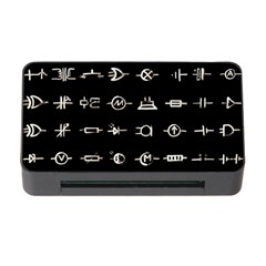 Electrical Symbols Callgraphy Short Run Inverted Memory Card Reader With Cf by WetdryvacsLair