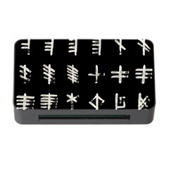 Ogham Rune Set Complete Inverted Memory Card Reader With Cf by WetdryvacsLair