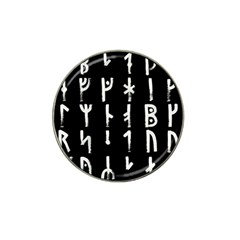 Medieval Runes Collected Inverted Complete Hat Clip Ball Marker by WetdryvacsLair