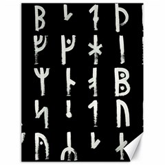 Medieval Runes Collected Inverted Complete Canvas 18  X 24  by WetdryvacsLair