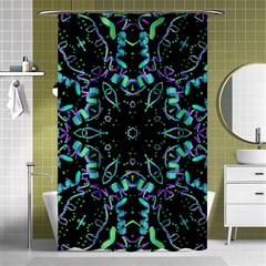 Kolodo Blue Cheer Shower Curtain 48  X 72  (small)  by Sparkle