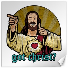 Buddy Christ Canvas 16  X 16  by Valentinaart