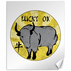 Chinese New Year ¨c Year Of The Ox Canvas 8  X 10  by Valentinaart