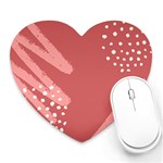 Terracota  Heart Mousepads Front