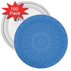 Blue Joy 3  Buttons (100 Pack)  by LW41021