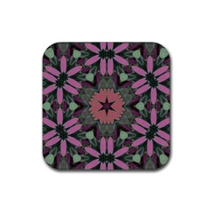 Tropical Island Rubber Coaster (square)  by LW323