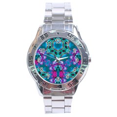 Peacock2 Stainless Steel Analogue Watch by LW323