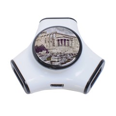 Erechtheum Temple, Athens, Greece 3-port Usb Hub by dflcprintsclothing