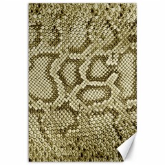 Leatherette Snake 4 Canvas 12  X 18  by skindeep