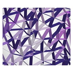 3d Lovely Geo Lines X Double Sided Flano Blanket (small)  by Uniqued