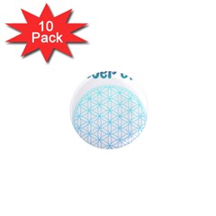 Flower Of Life  1  Mini Magnet (10 Pack)  by tony4urban