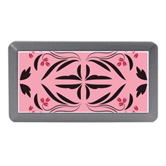 Floral Folk Damask Pattern  Memory Card Reader (mini) by Eskimos