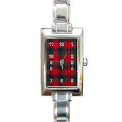 Macduff Modern Tartan Rectangle Italian Charm Watch by tartantotartansreddesign2