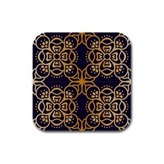 Muster Rubber Square Coaster (4 Pack) by zappwaits